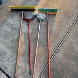 broom and mop