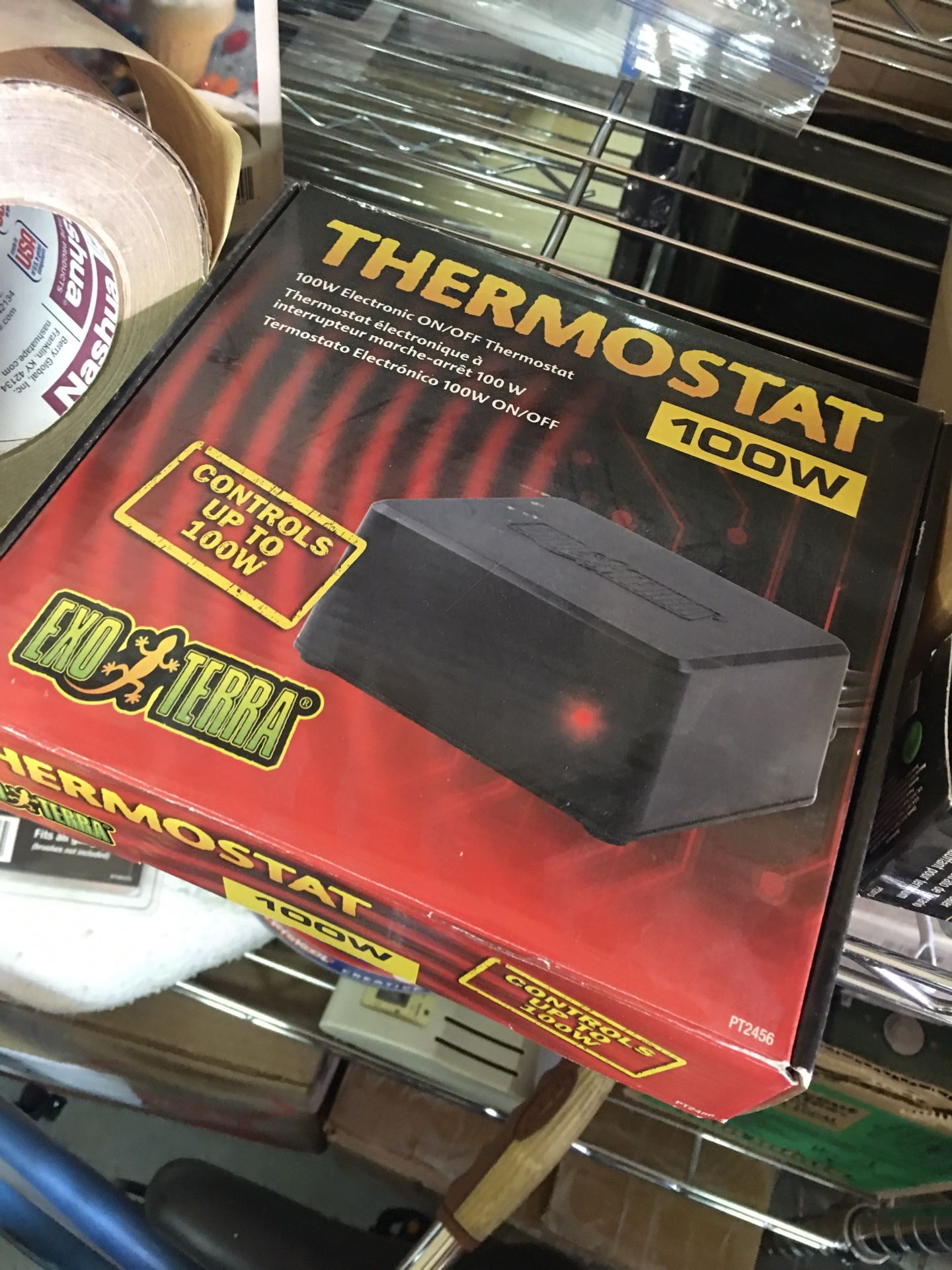 New EXO TERRA Thermostat 100w With Heat Foil