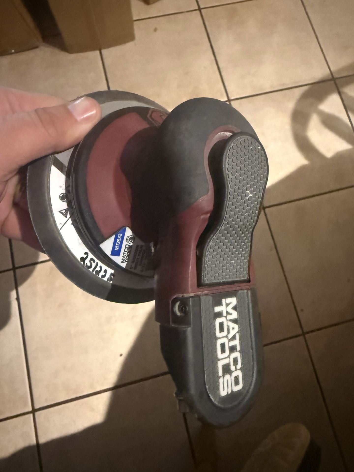 Matco (MT2532) 6” Random orbit palm sander 3/32 orbit finishing air great condition $120 firm
