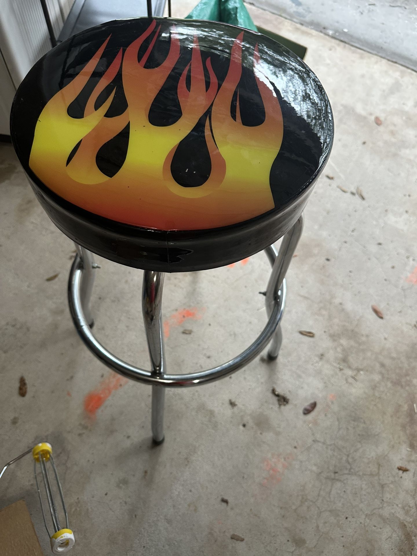 Flame Design Bar Stool