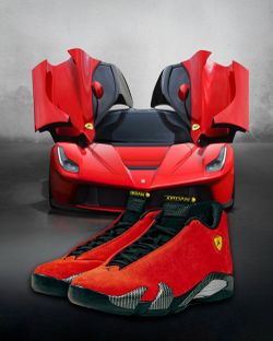 Jordan XIV Ferrari size 10 (NO TRADES PRICE IS FIRM)
