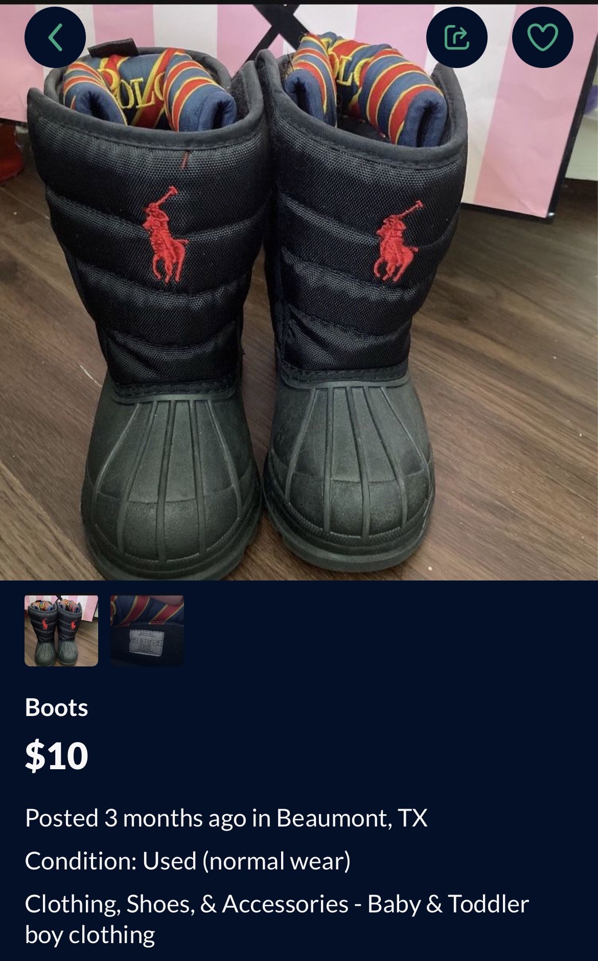 Polo Boots(toddler)