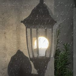 New 2 Pack Smart Outdoor Porch Lights In Box 