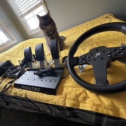 Fanatec CSL DD 8nm With Pedals And Quick Release 