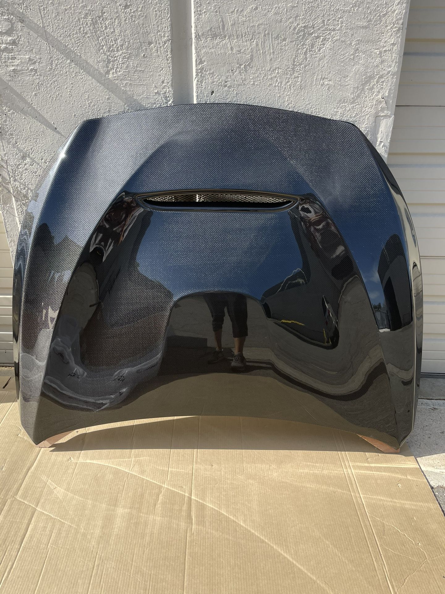 2014 2015 2016 2017 2018 2019 2020 2021 2022 2023 Infiniti Q50 VIS Racing GTS Style Carbon Fiber Vented Hood