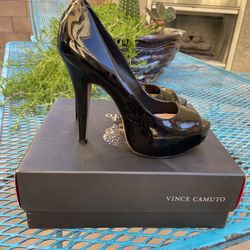 Vince Camuto  Black Patent Leather 