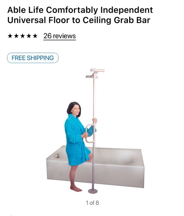 Able Life Floor To Ceiling Grab Bar For Sale In Bakersfield Ca