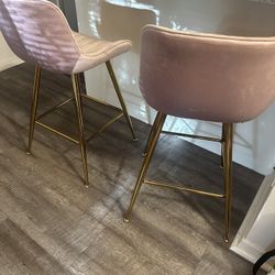 Pink Barstools (2)