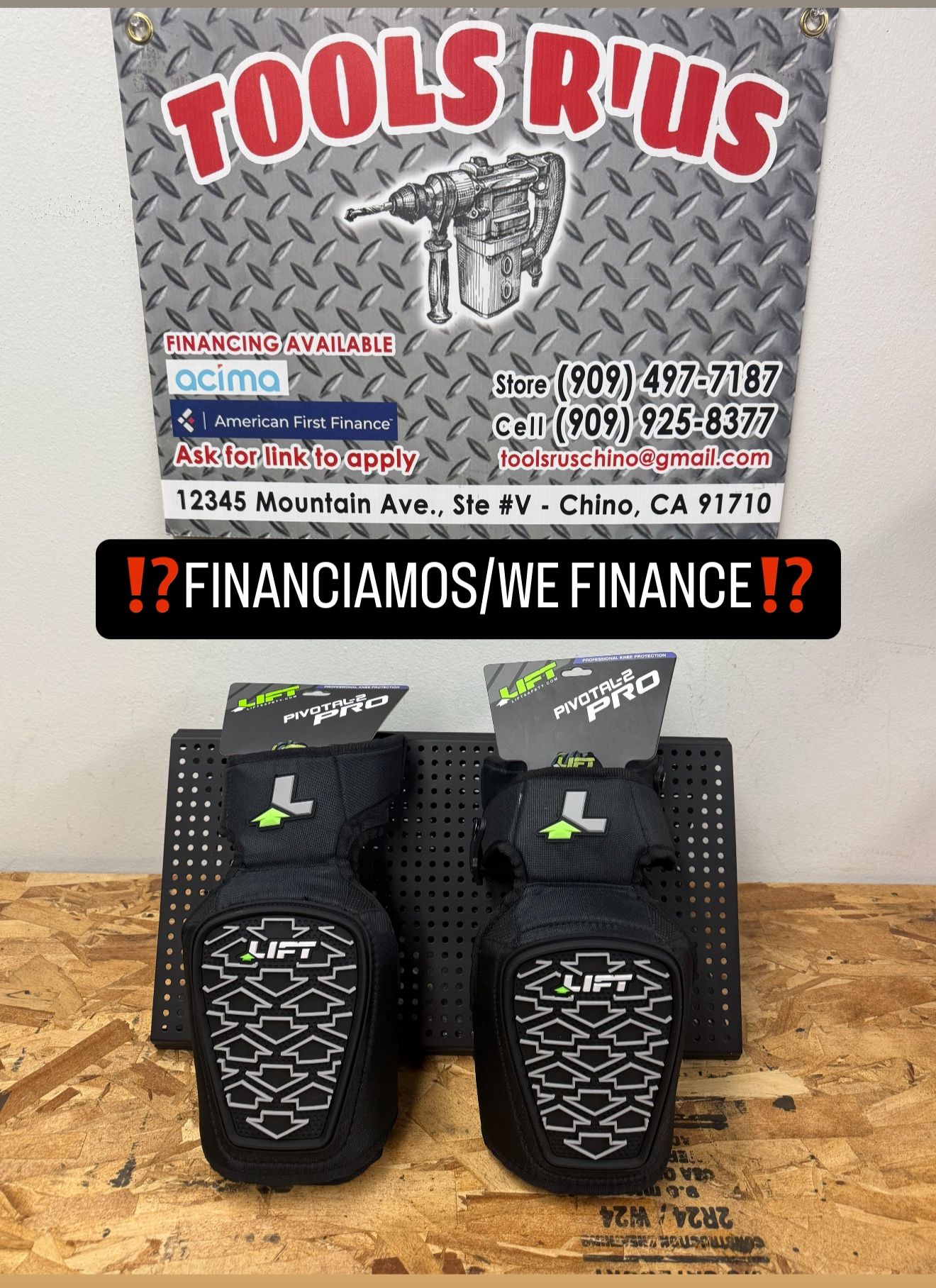 LIFT SAFETY Pivotal-2 Pro Knee Pads**(FINANCIAMOS/WE FINANCE)**