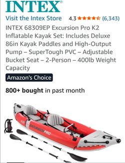 New inflatable canoe