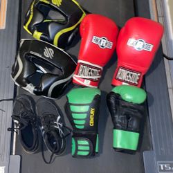 Lot Of Boxing Gear Childrens 