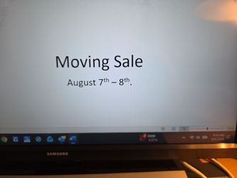 Moving Sale