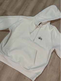 Stussy Beige Cream Hoodie Size L