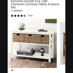 Gently Used Console Table From kohls