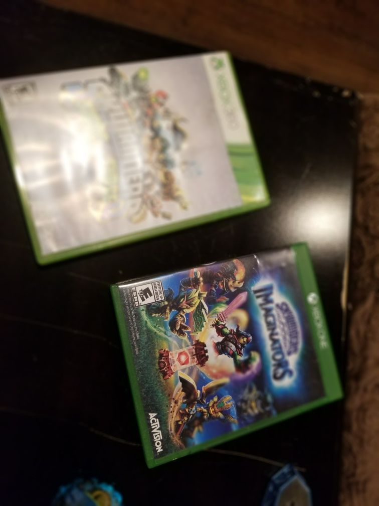 X Box 360 and Xbox One skylanders games and accessories