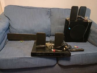 Philips HTS3565 5.1 Channel Home Theater System With Remote control and 110 DVDS