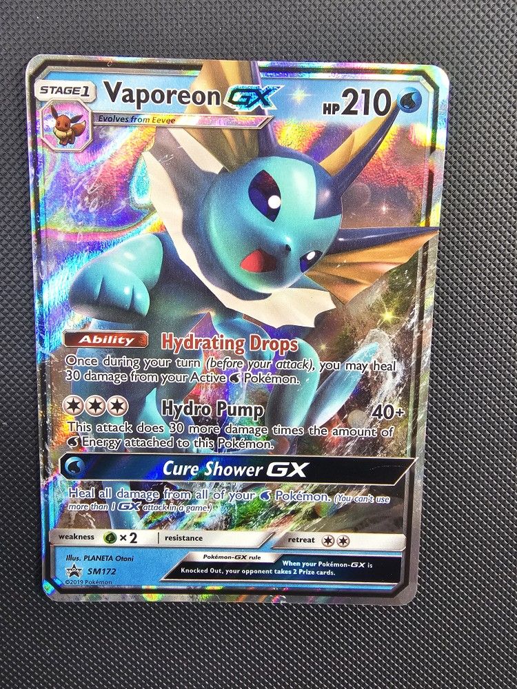 Vaporeon Gx [Sun And Moon] PROMO SM172