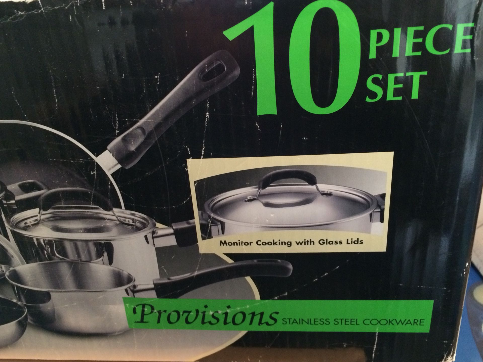 Brand New-10 piece stainless steel cookware