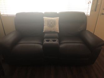 Like New Leather Reclinable Couches