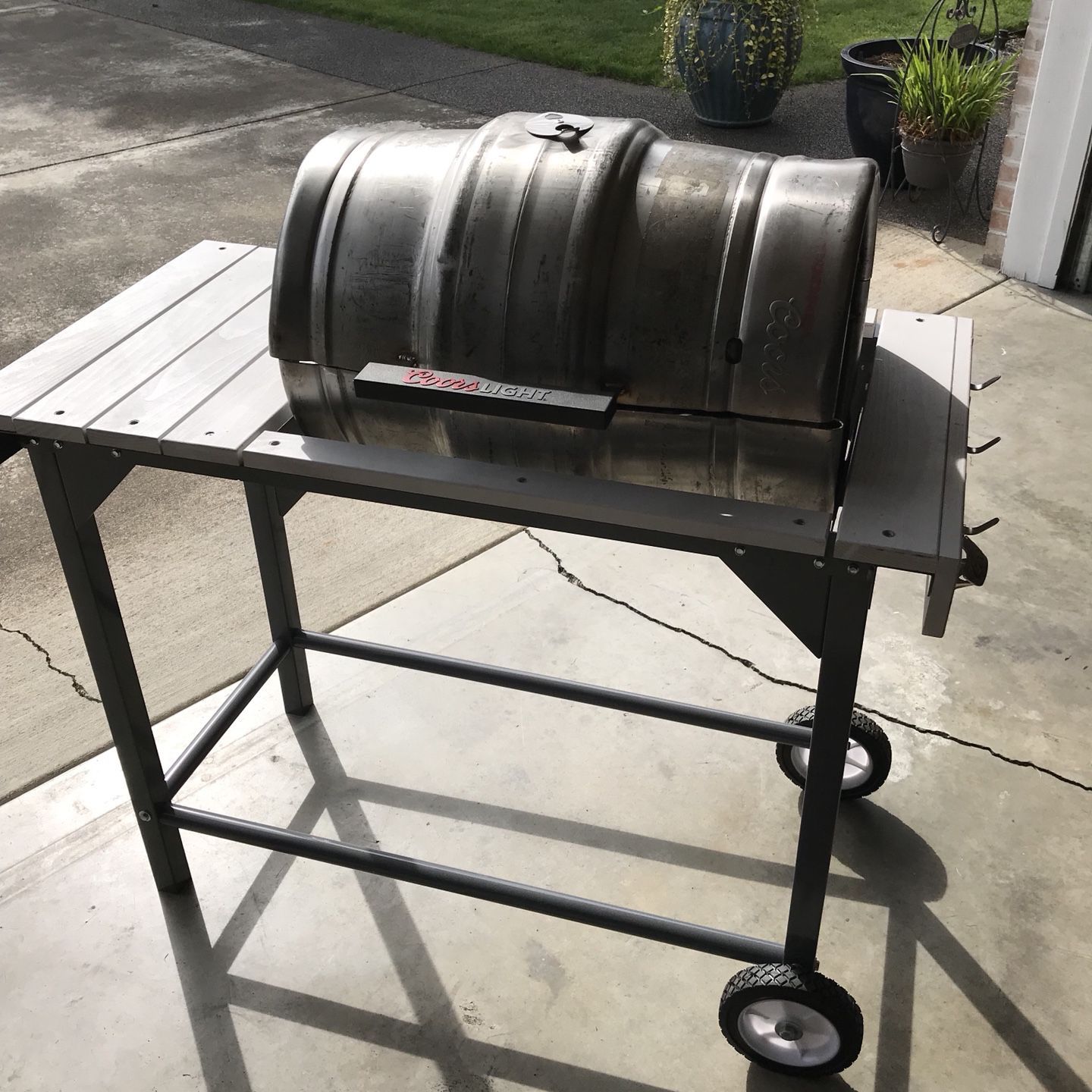 Coors light keg clearance grill