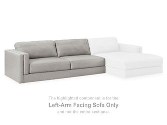 Amiata Glacier Leather LAF Sofa  5740466