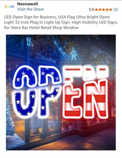 Open sign
