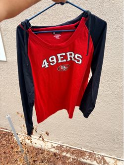 49ers long sleeve with hood