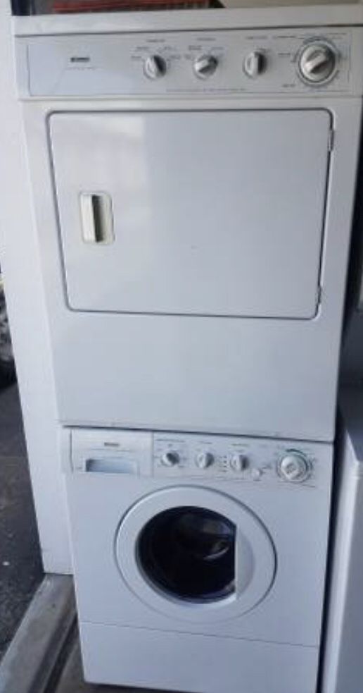 Kenmore stackable front load washer and gas dryer