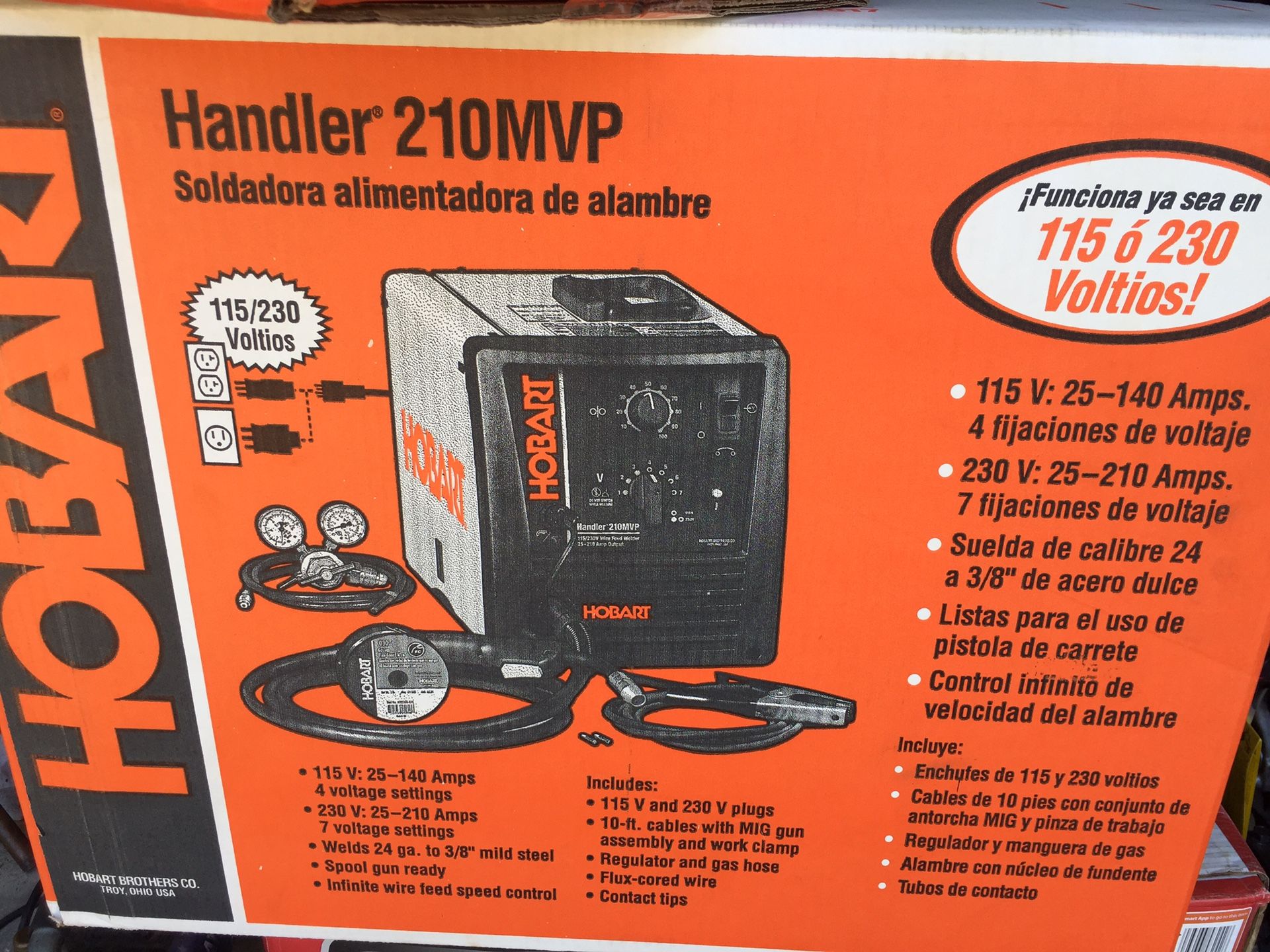 Mig welder new Hobart 210mvp