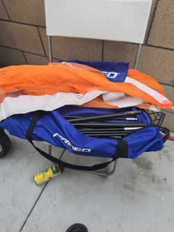 Used FOOTBALL AND BASEBALL TRAINER BB/SB Pop-up Net