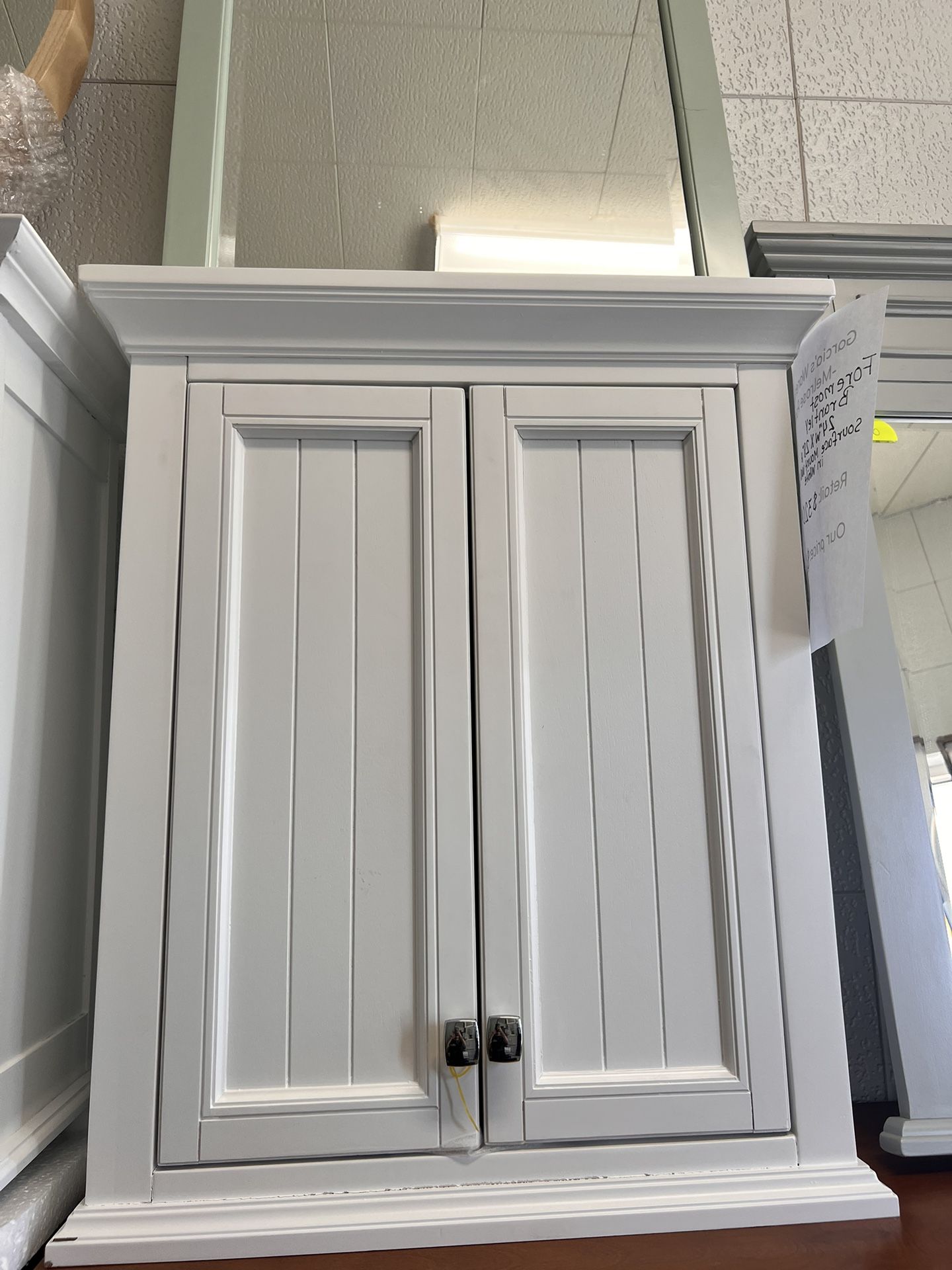 Foremost Brantley 24 in. W x 28 in. H Surface Mount Wall Cabinet in White