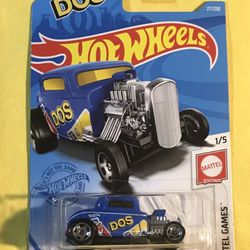 Hot Wheels - 2021 Mattel Games 1/5 '32 Ford 27/250 DOS -Blue