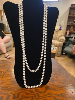 Timeless White Beaded Necklace