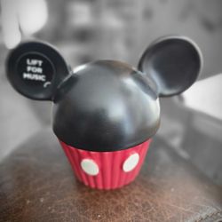 Ceramic musical mickey mouse cupcake