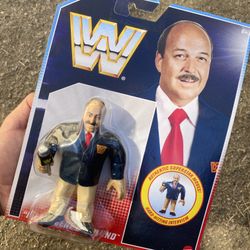 WWE : Mean Gene Oakerlund Retro Action Figure 