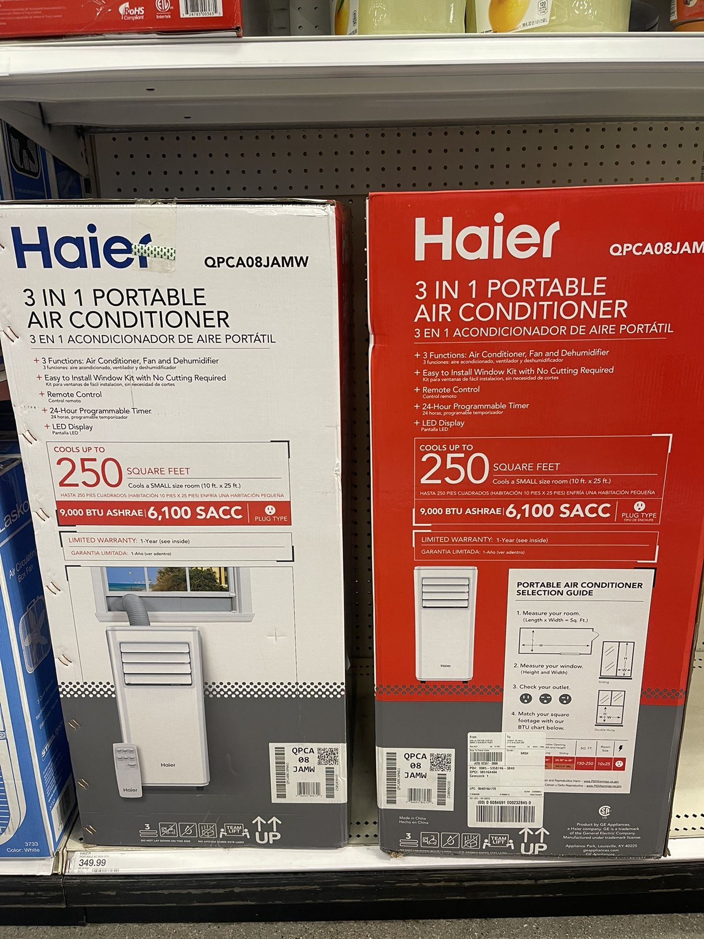 Aire Acondicionado Portátil Haier 250 Sq Ft