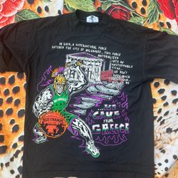 Warren Lotas x Milwaukee Bucks 2021 The Greek Freak T-shirt Mens Medium