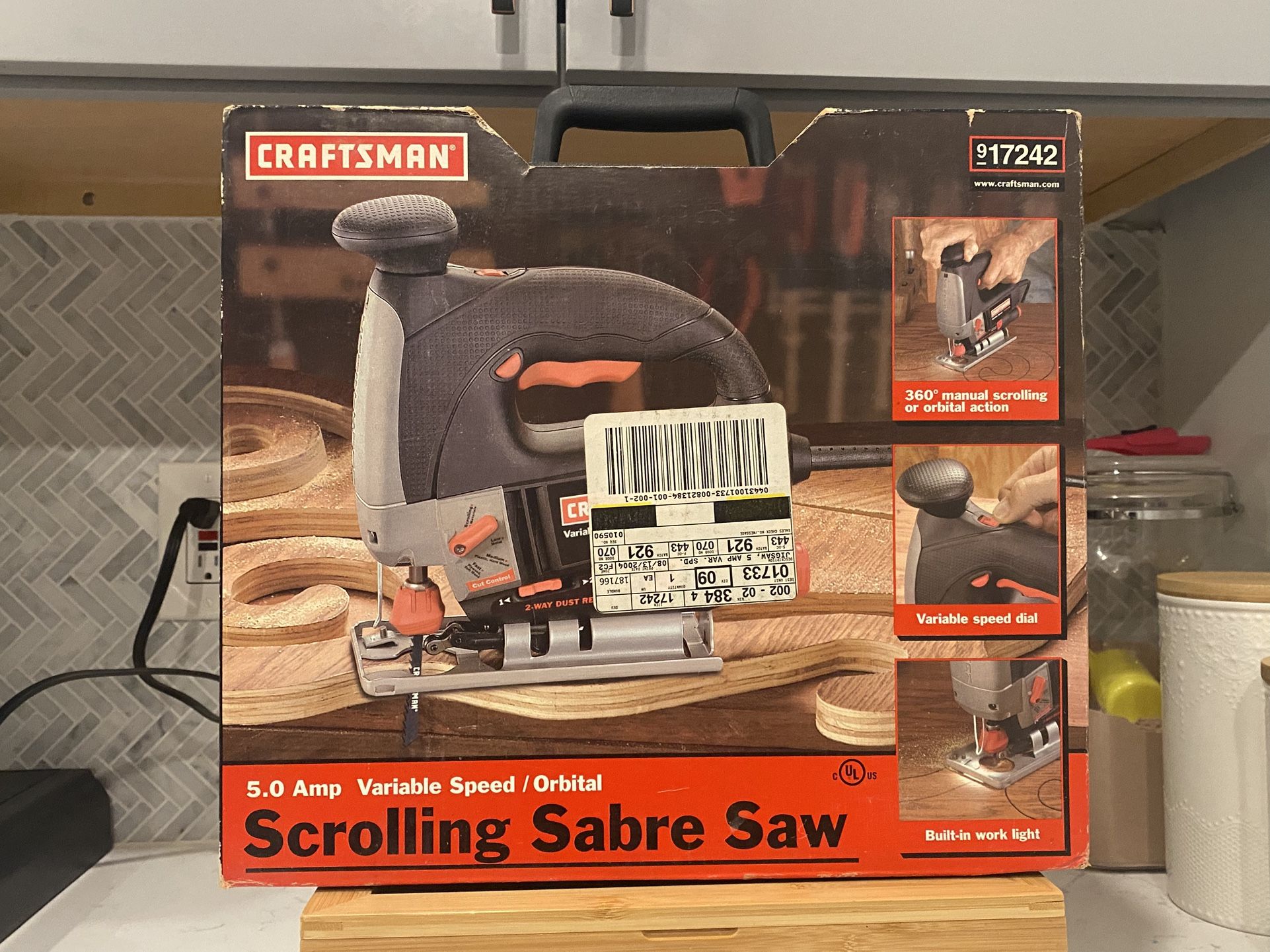 Craftsman 5 Amp Scrolling Sabre Saw With Laser Trac