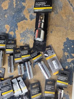Sockets, screwdrivers, Wrenches