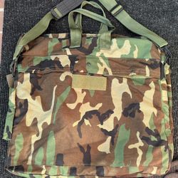 Military Surplus Woodland Camo AH-64 Apache Flyers Pilots Helmet Bag 