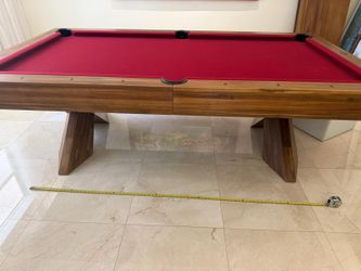 🎱 8FT Spencer Marston Anaheim Pool Table w/ Dining Top – Excellent Condition! 🎱