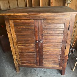 Cool Teak Looking Cabinet