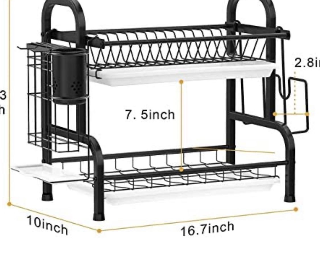 2 Tier Dishes Rack