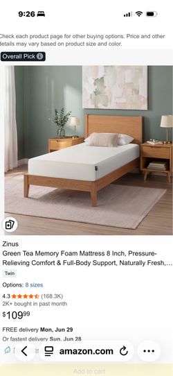 Brand new twin mattress $50 unopened