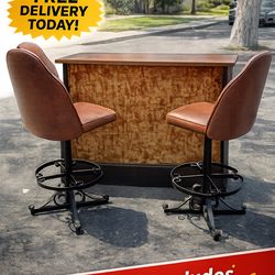 Vintage Bar with Stools | FREE DELIVERY