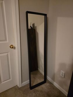 Ikea mirror black