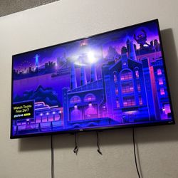TCL Roku Tv With Sound Bar And Speaker