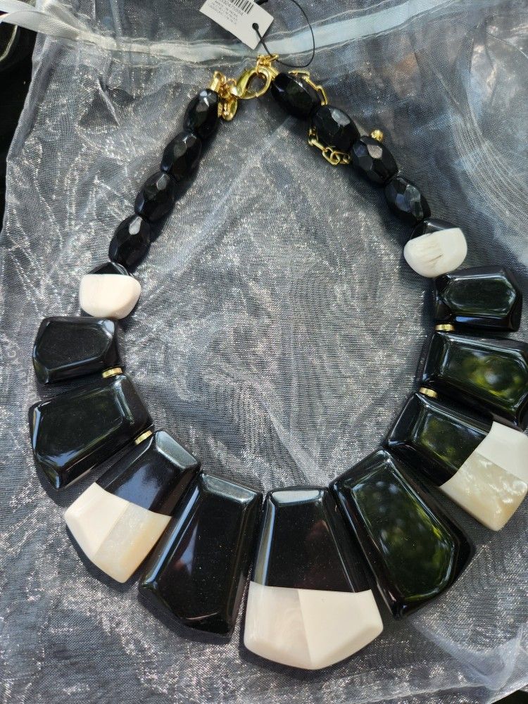 Black And White Necklace