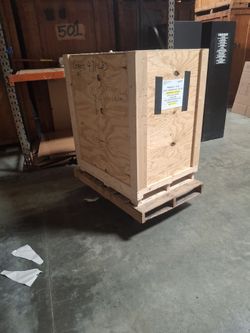 Wooden Crate $100