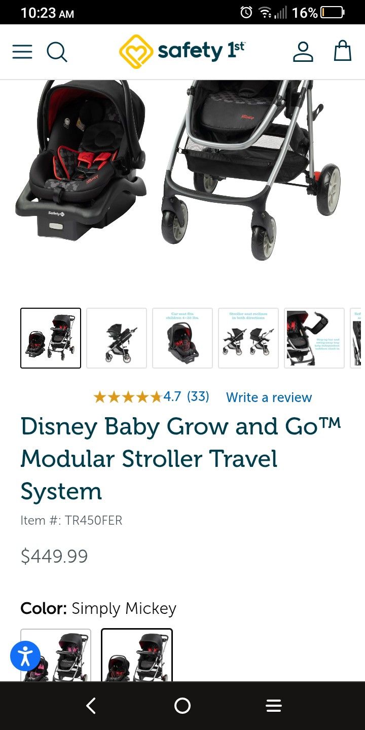Carseat/Stroller Combo 